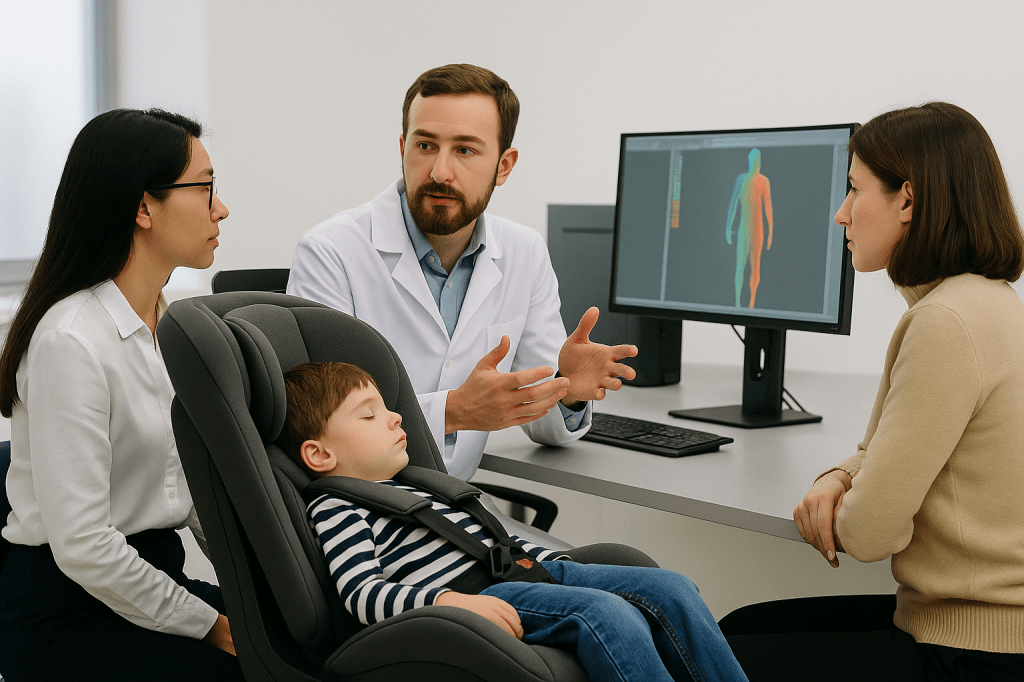 아동 카시트 설계, 3D 어깨·골반 높이 데이터가 답입니다