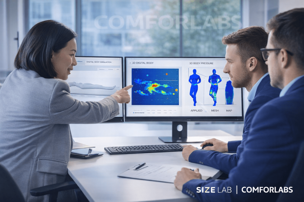 수면 데이터에서 설계 데이터로: 체압 맵을 넘어선 3D 접촉면 기반 설계의 시대