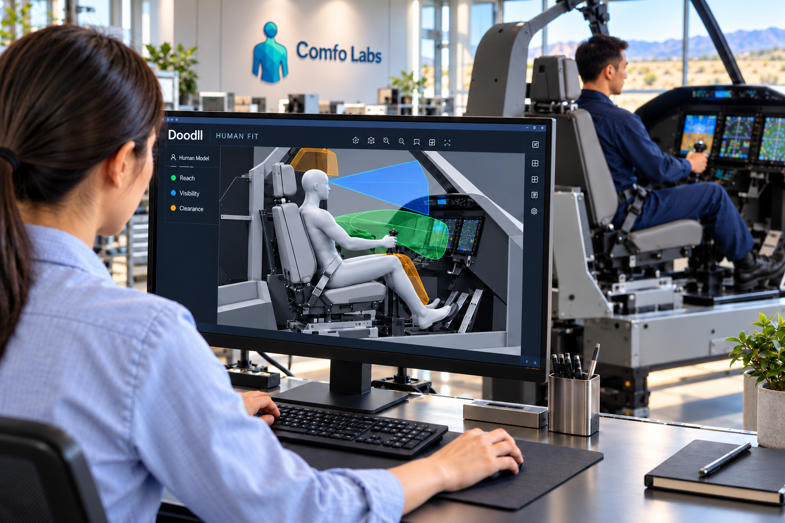 Cockpit Accommodation: Designing for Reach, Visibility, and Clearance